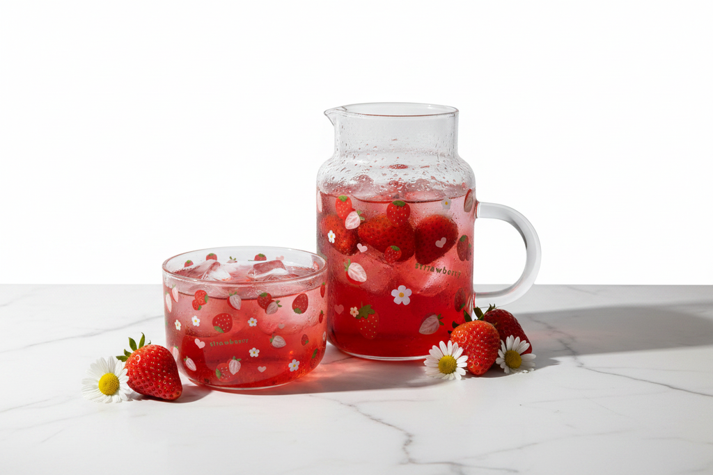 Strawberry Juice Pitcher - Professional Photography