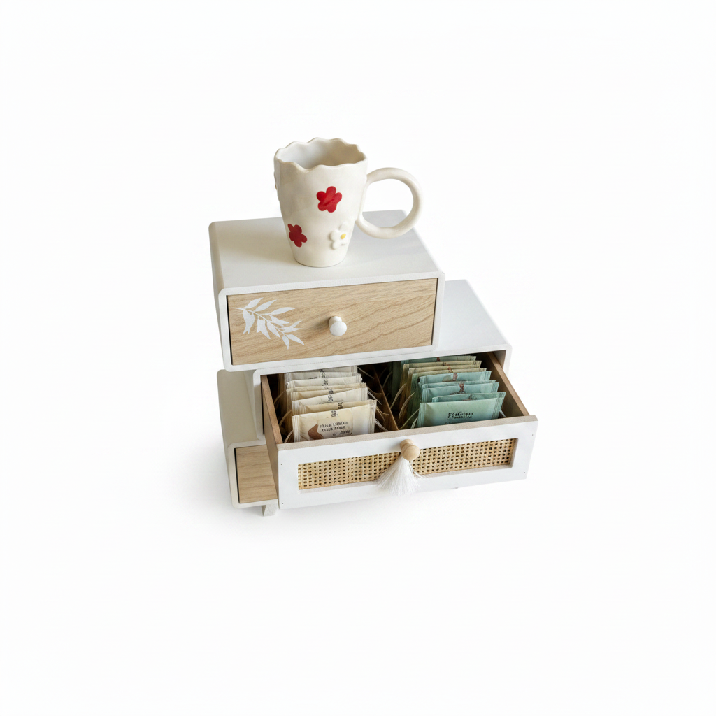 Tea Drawer Flatlay