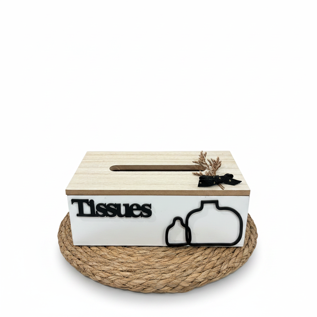 Tissue Box - White Background 2