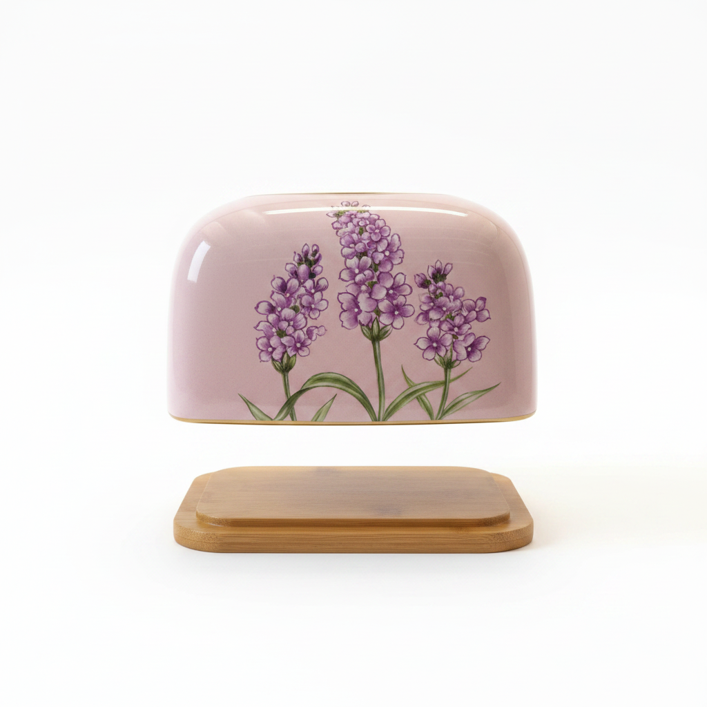 Tissue Box with Bamboo Base - Exploded View