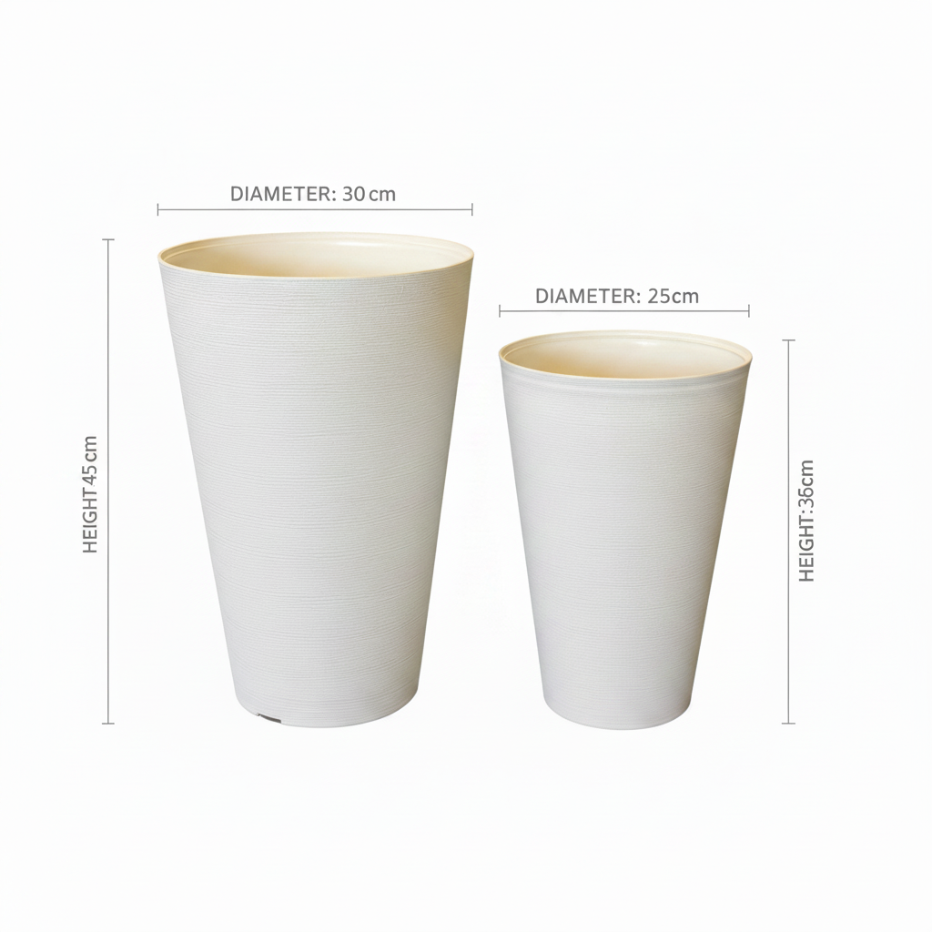 Two Size Comparison with Dimensions