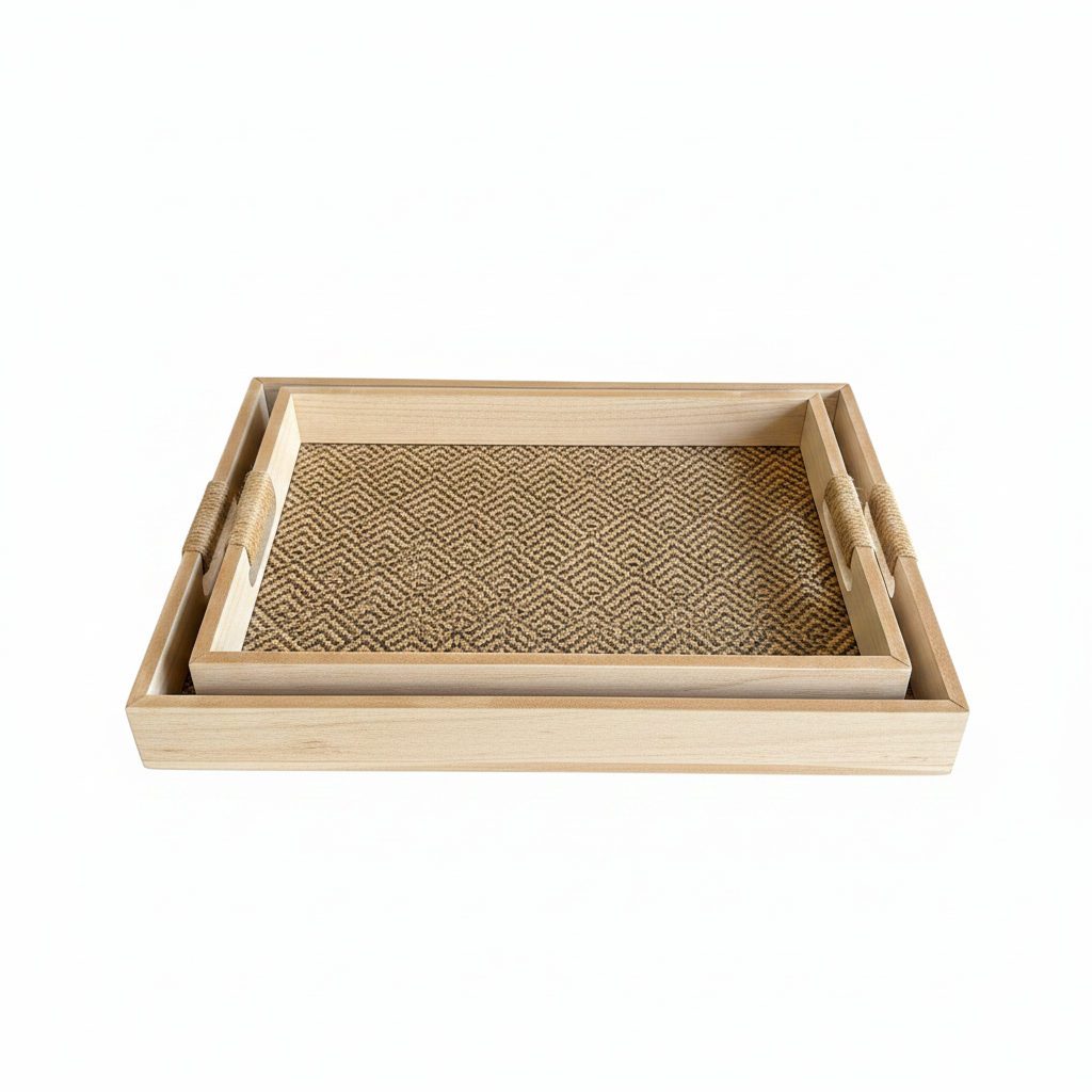 Two Woven Trays