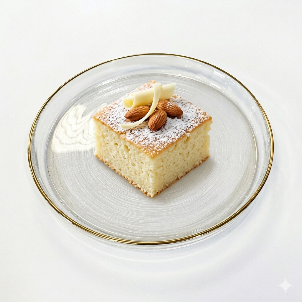 Swirl Glass Plate with Gold Edge