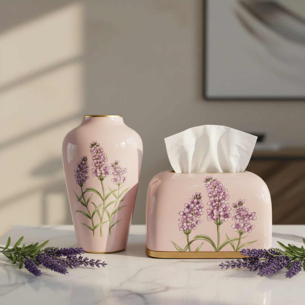 Vase & Tissue Box - Lifestyle Together
