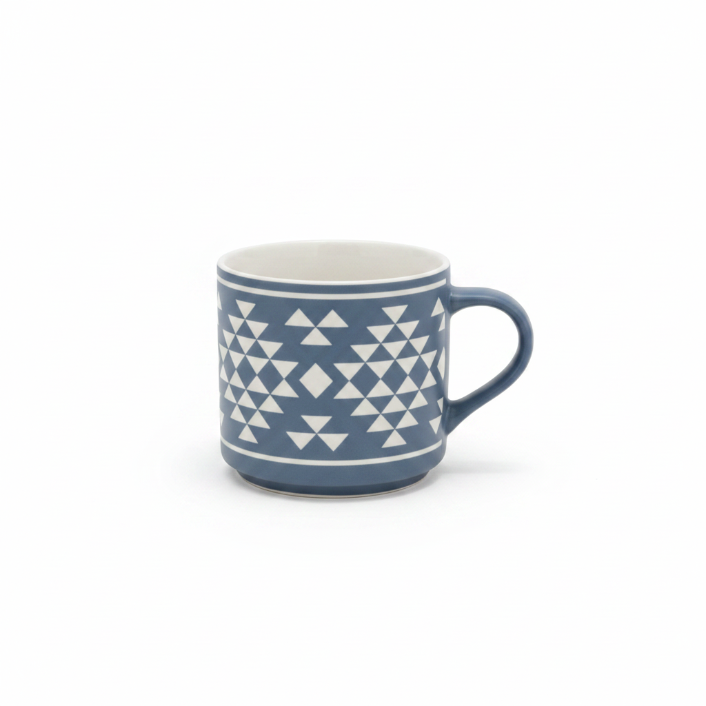 Geometric Ceramic Mug 400ml