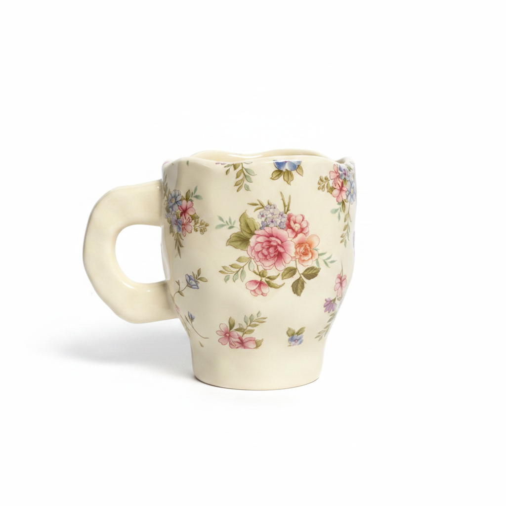 Vintage Chintz Floral Mug