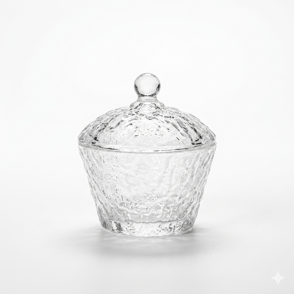 Glass Sugar Jar with Lid