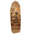 Geometric Arch Floor Mirror with Iron Stand 180x60cm