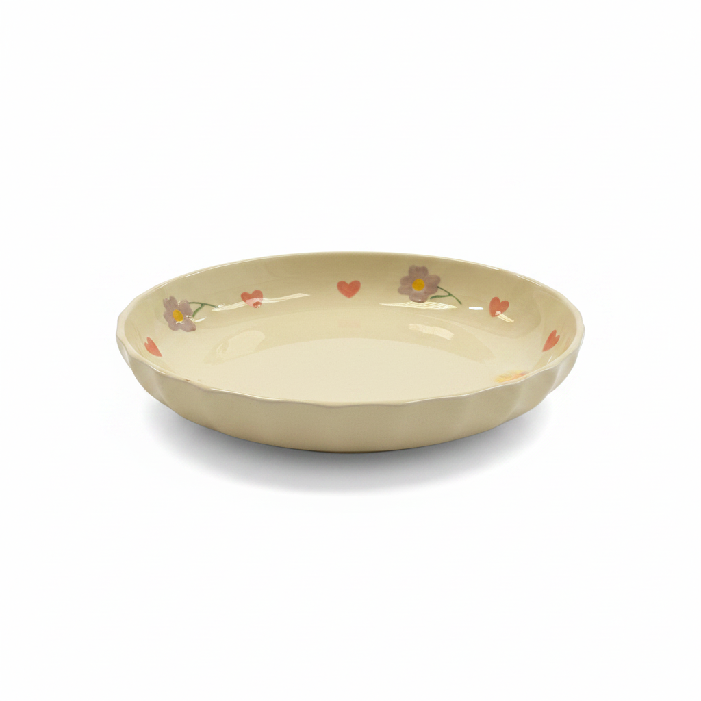 Whimsy Garden Large Shallow Plate