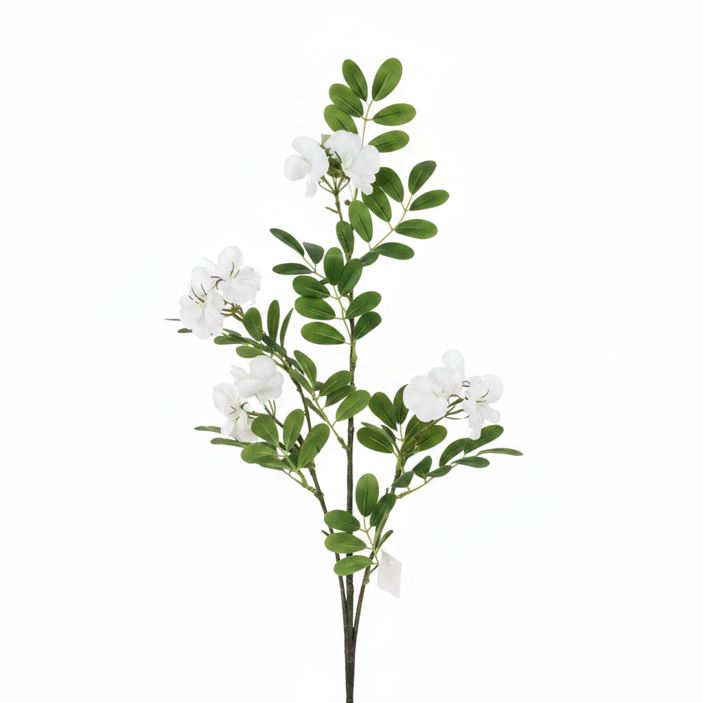 White Flower Branch Close-up