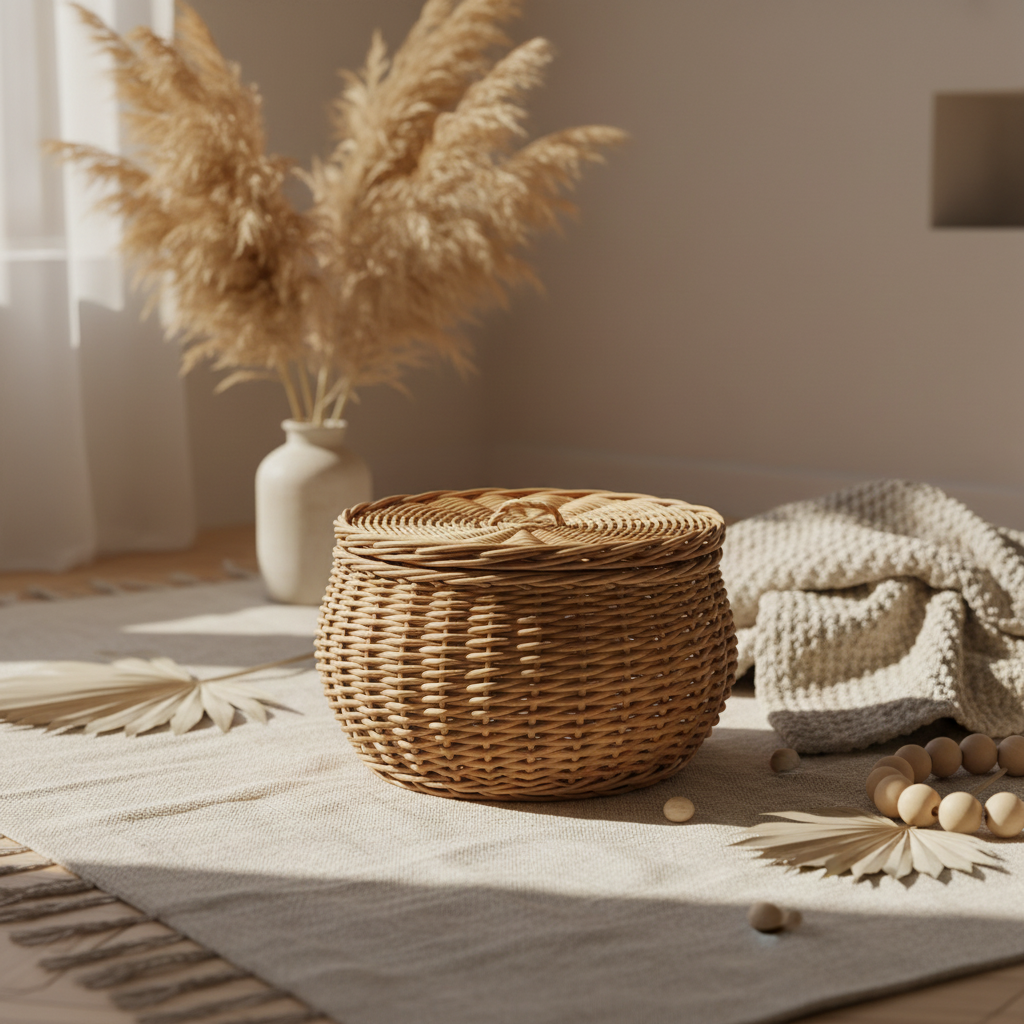 Wicker Basket Lifestyle