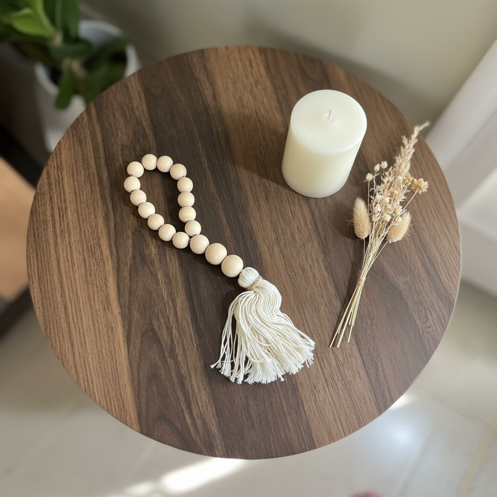 Wooden Bead Garland Lifestyle