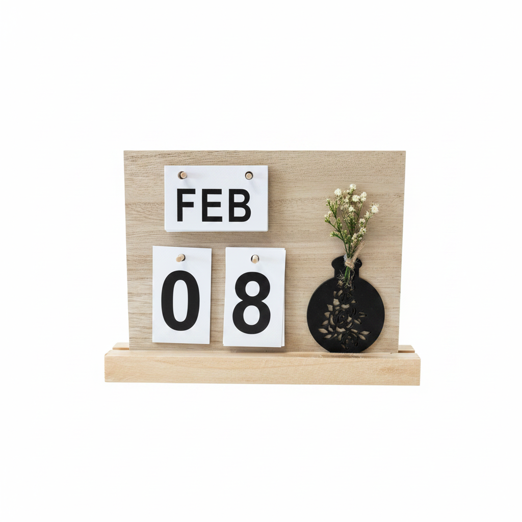 Wooden Perpetual Calendar