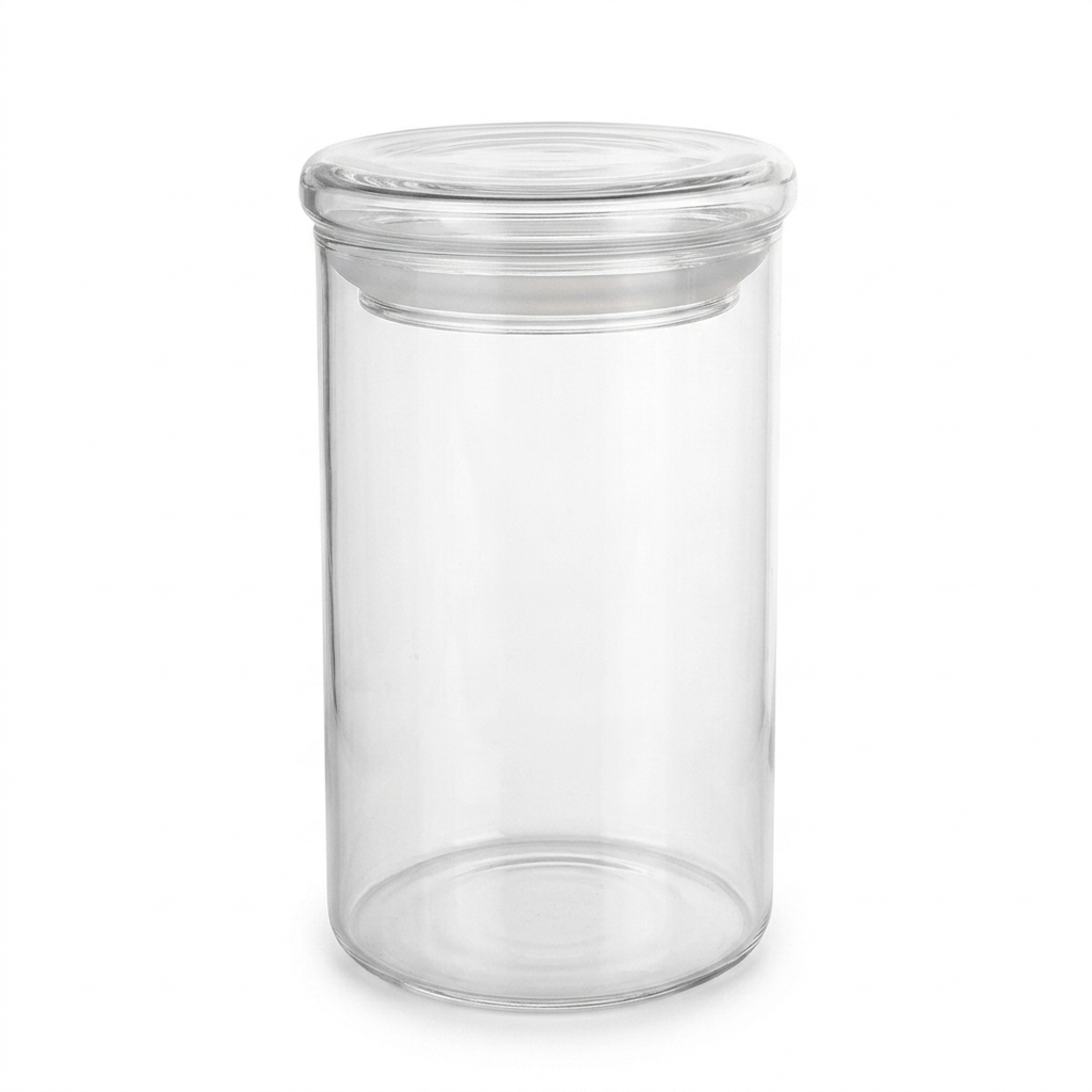 Glass Jar with Glass Lid