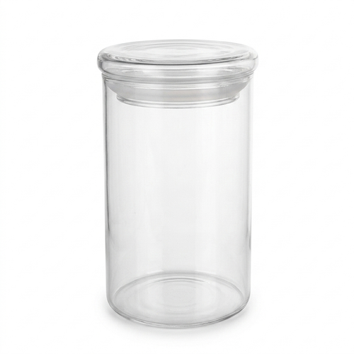 11085-4 Glass Jar with Glass Lid