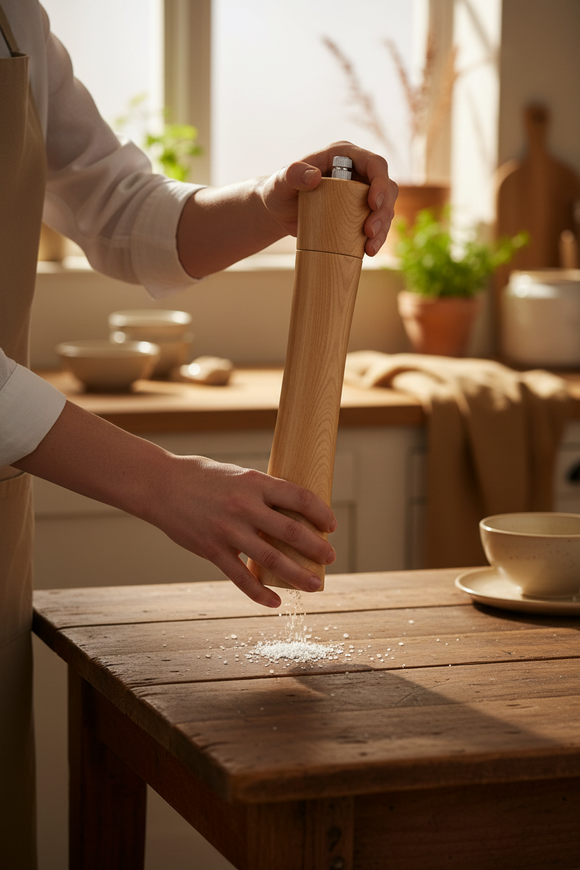 Wooden Salt & Pepper Mill – 25cm