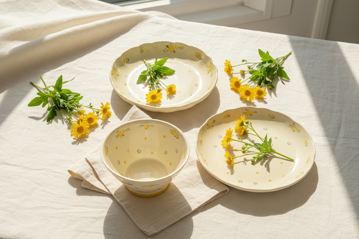 Yellow Floral Collection Lifestyle v2