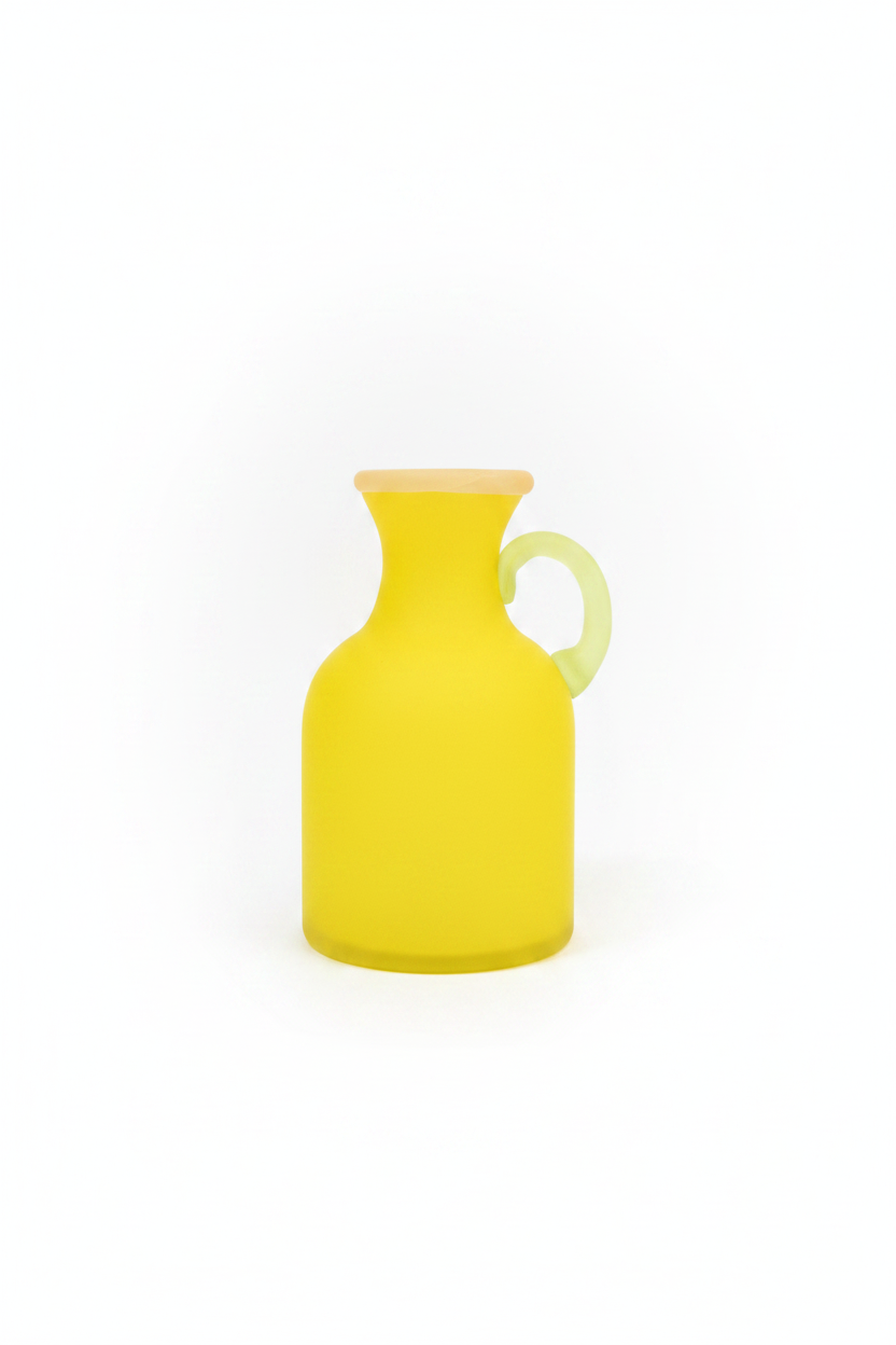 Yellow Vase - White Background